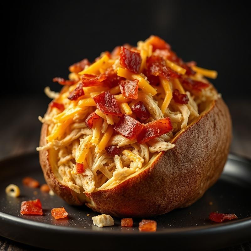 Batata Recheada de Frango